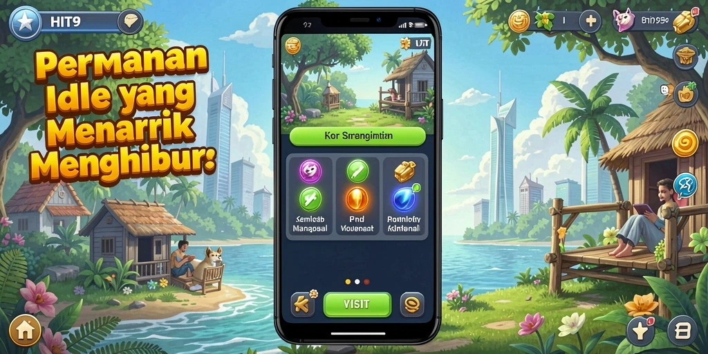 Tampilan gameplay HIT9 yang menyenangkan dan interaktif.