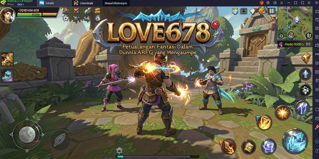 Tampilan gameplay LOVE678 yang seru dan mendebarkan di dunia ARPG.