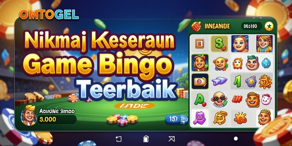 Screenshot gameplay OMTOGEL dengan suasana permainan Bingo yang seru.