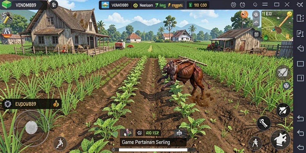 Tampilan gameplay <strong>VENOM889</strong> yang menarik dan penuh warna.